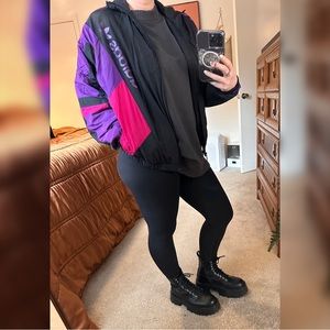 Adidas Retro Color Block Windbreaker Size Small